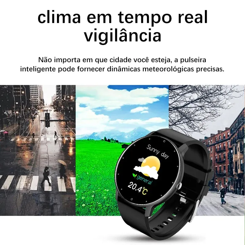 LIGE Smart Watch - Full Touch Fitness Tracker
