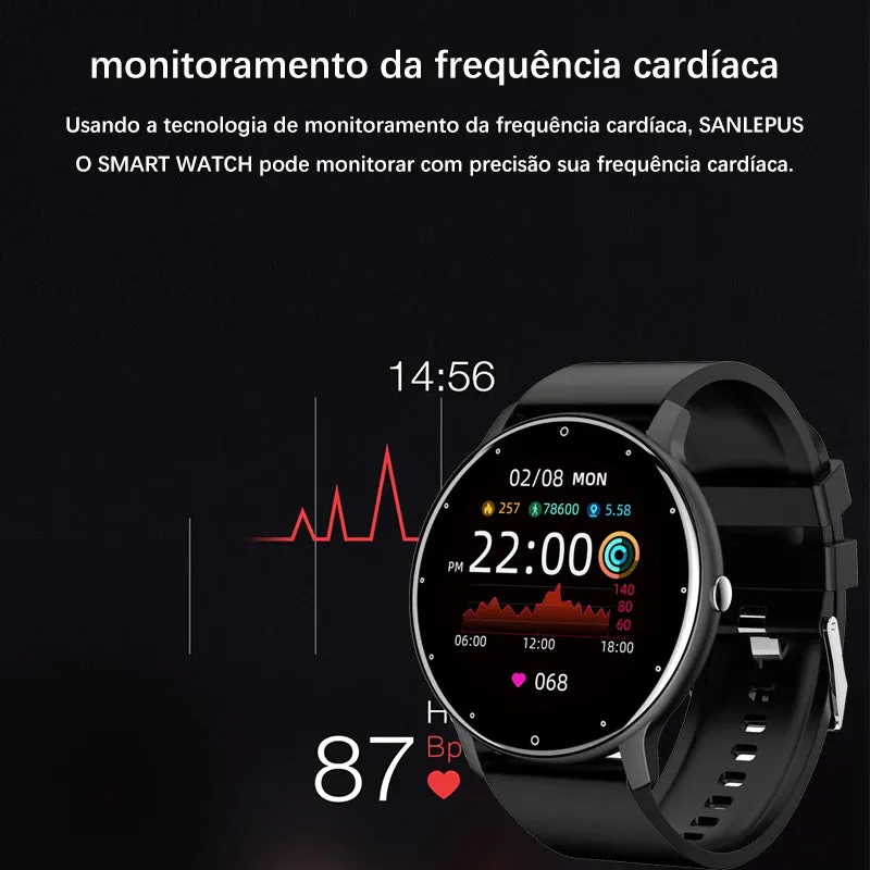 LIGE Smart Watch - Full Touch Fitness Tracker