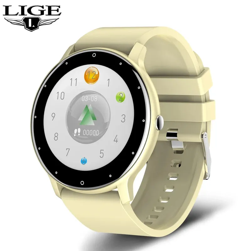 LIGE Smart Watch - Full Touch Fitness Tracker