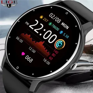 LIGE Smart Watch - Full Touch Fitness Tracker