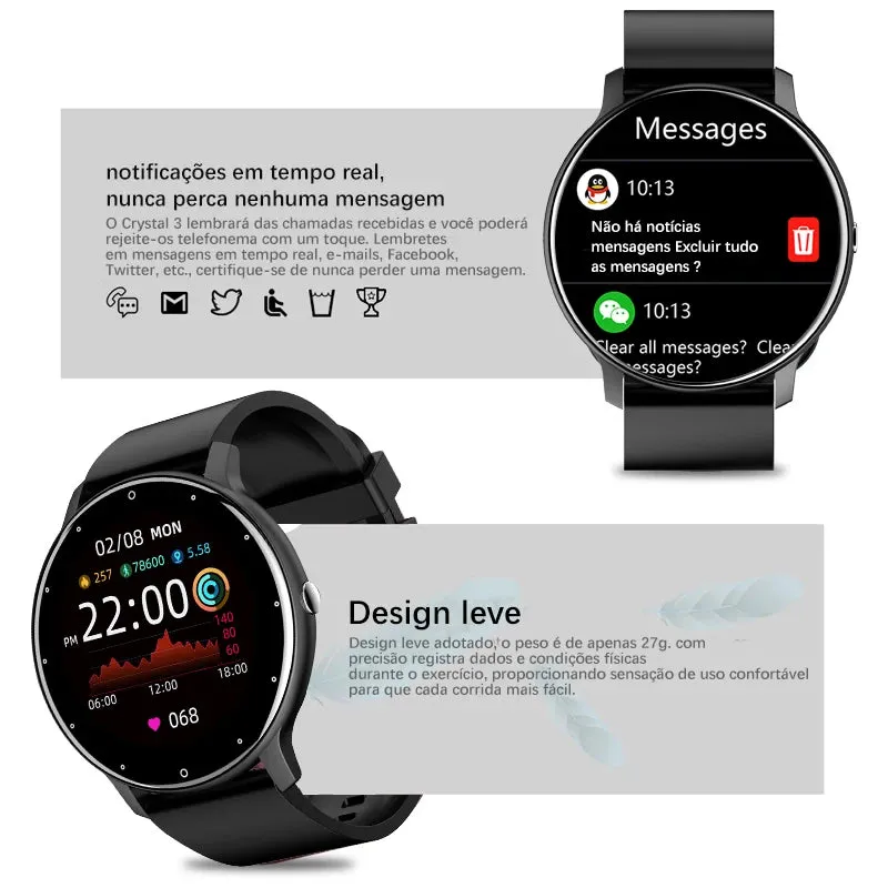 LIGE Smart Watch - Full Touch Fitness Tracker