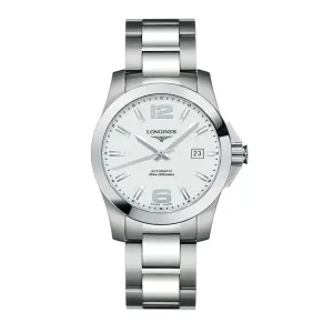 Longines Conquest silver Dial Stainless Steel Men's Watch L36764766