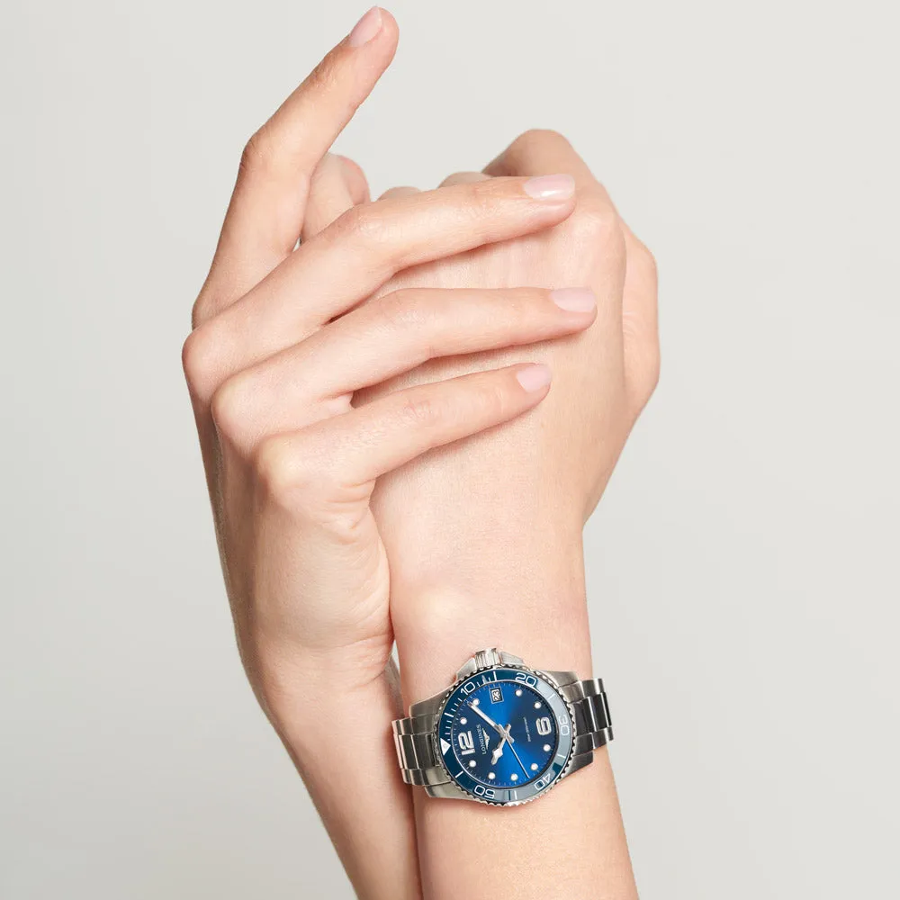Longines HydroConquest 32mm Blue Dial Quartz Ladies Watch L3.370.4.96.6