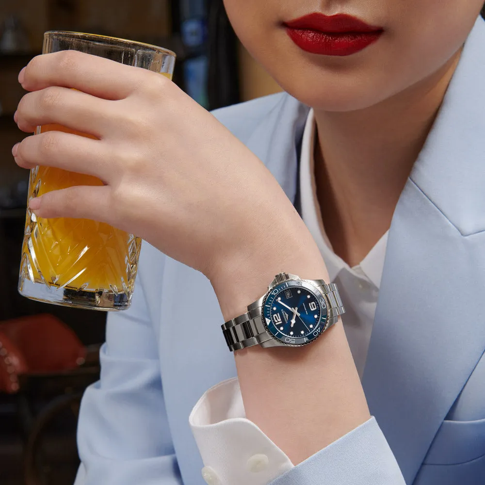 Longines HydroConquest 32mm Blue Dial Quartz Ladies Watch L3.370.4.96.6