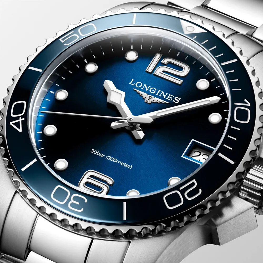 Longines HydroConquest 32mm Blue Dial Quartz Ladies Watch L3.370.4.96.6