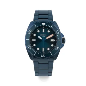Loyal Scuba Diver Men's 44mm Plated Quartz Watch