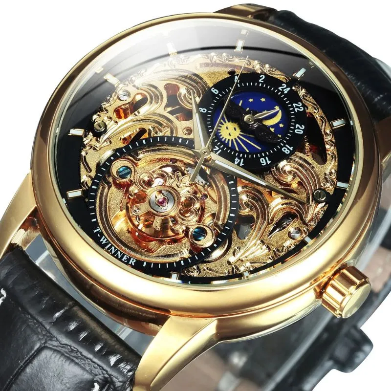 Lunar Cycle Skeleton Automatic Timepiece