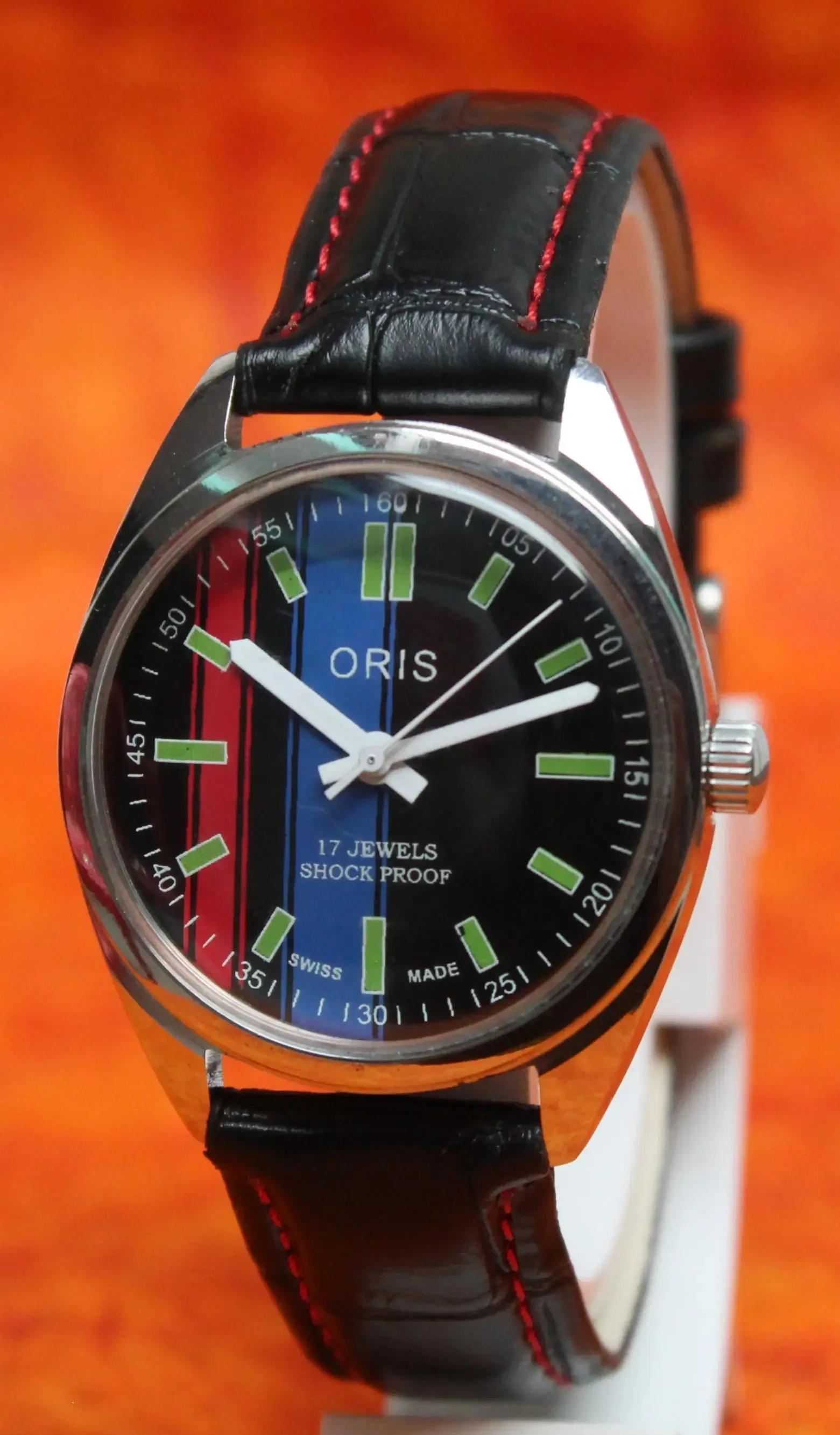 Mechanical Hand Wind Vintage ORIS 17 Jewels FHF ST96 Mechanical Hand Wind Swiss Made