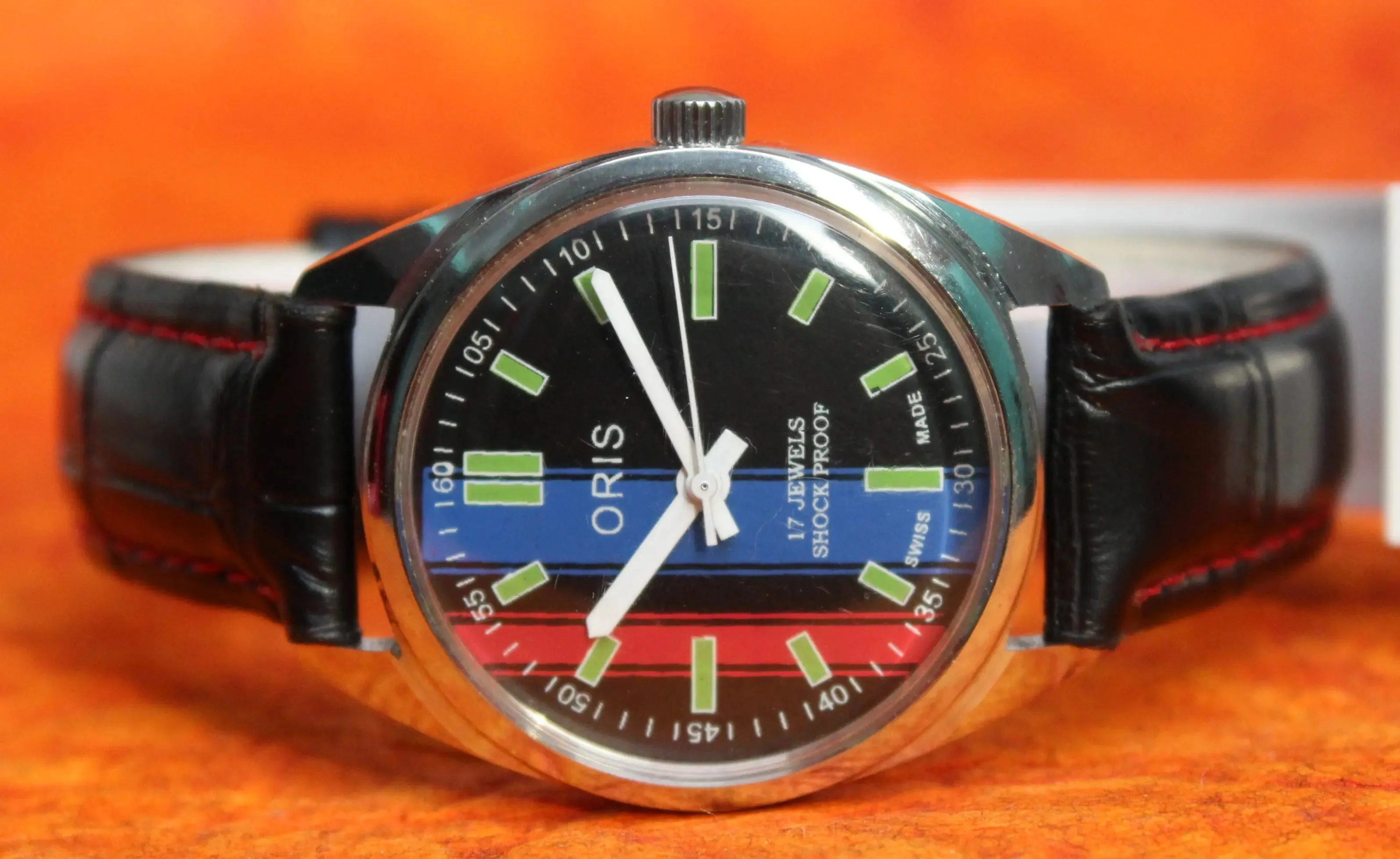 Mechanical Hand Wind Vintage ORIS 17 Jewels FHF ST96 Mechanical Hand Wind Swiss Made