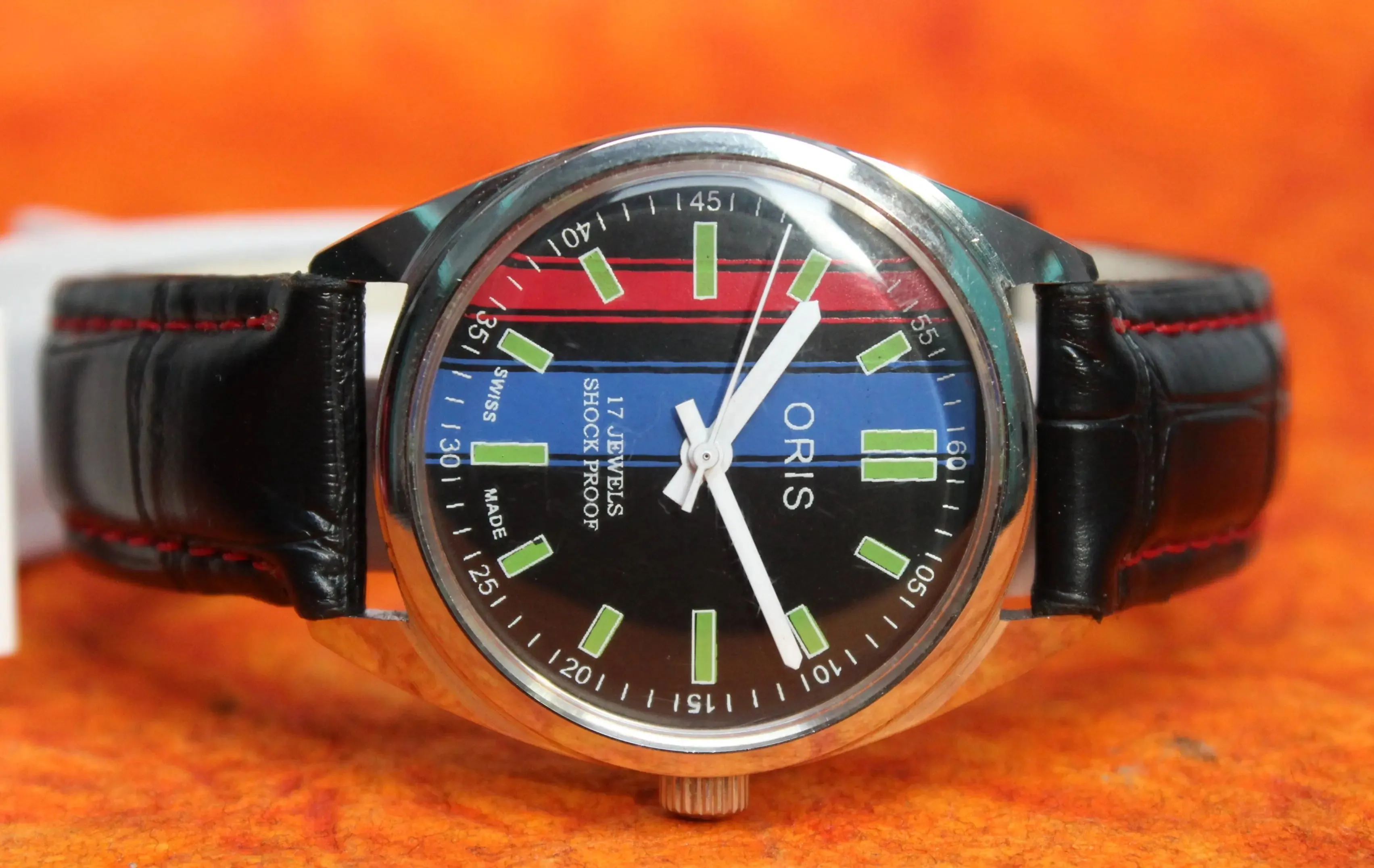 Mechanical Hand Wind Vintage ORIS 17 Jewels FHF ST96 Mechanical Hand Wind Swiss Made
