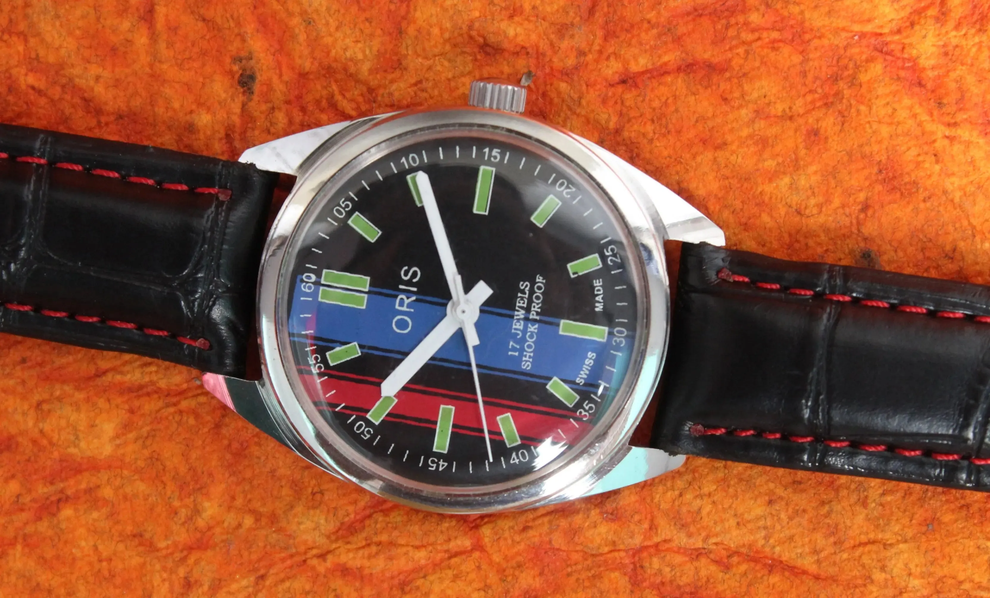 Mechanical Hand Wind Vintage ORIS 17 Jewels FHF ST96 Mechanical Hand Wind Swiss Made