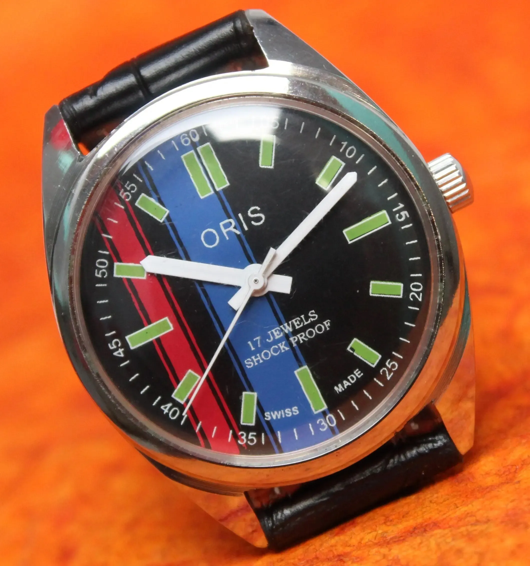 Mechanical Hand Wind Vintage ORIS 17 Jewels FHF ST96 Mechanical Hand Wind Swiss Made
