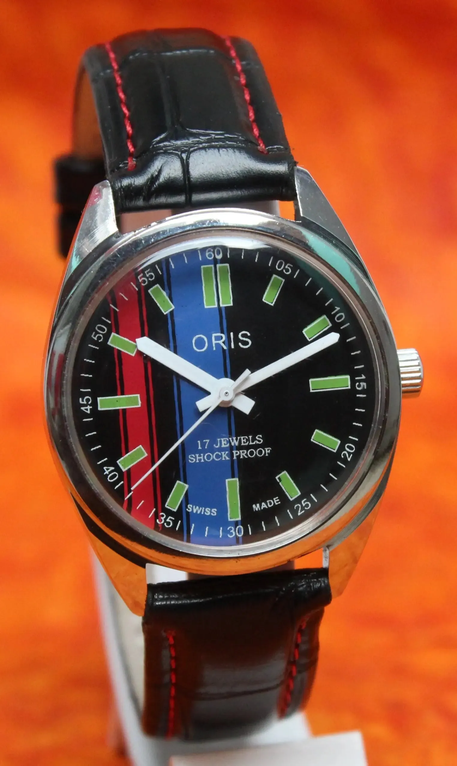 Mechanical Hand Wind Vintage ORIS 17 Jewels FHF ST96 Mechanical Hand Wind Swiss Made