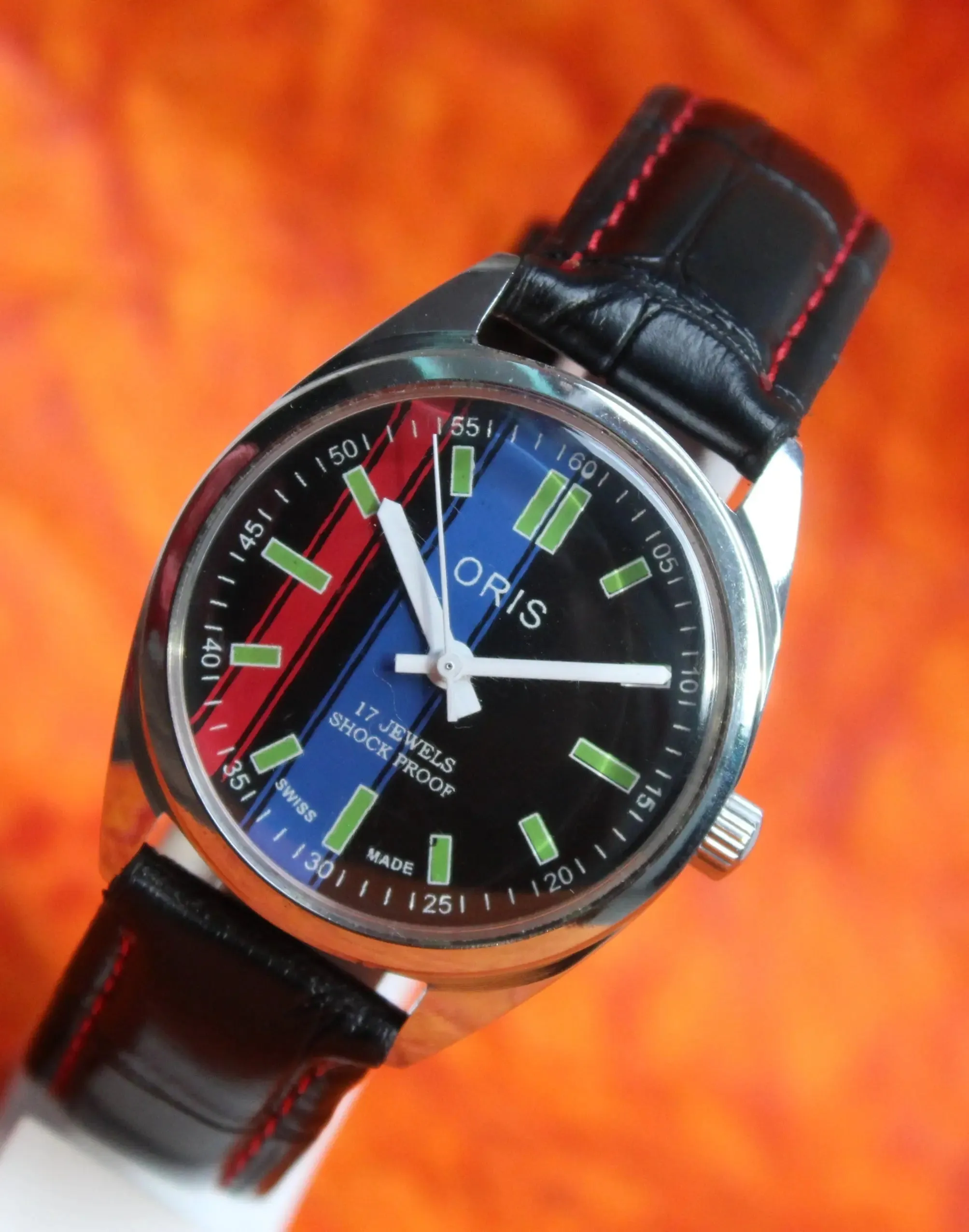 Mechanical Hand Wind Vintage ORIS 17 Jewels FHF ST96 Mechanical Hand Wind Swiss Made