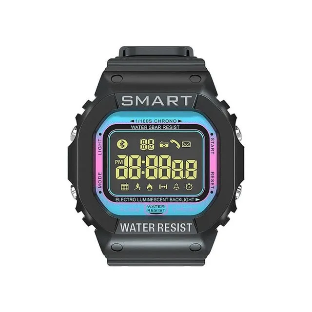 Men Smart Watch For ios Android Bluetooth Sport Pedometer Waterproof 18 Month Standby Call Reminder Clock Digital Smart Watch