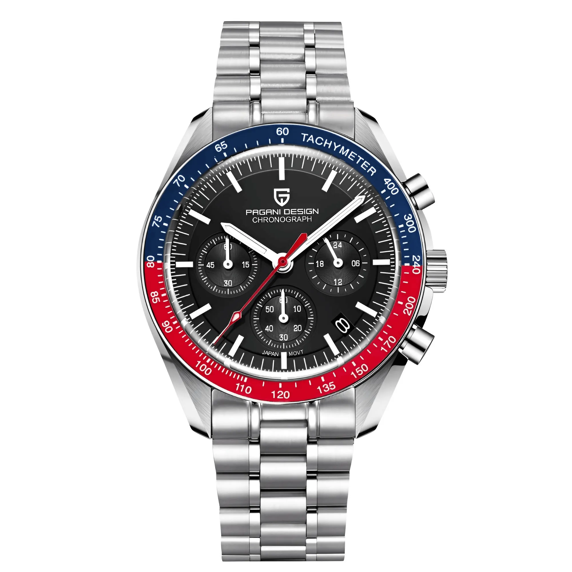 Men's Omega Speedmaster Moonwatch Homage Watches Luxury Quartz Wrist Watch For Men AR Sapphire Speed Chronograph Automatic Date