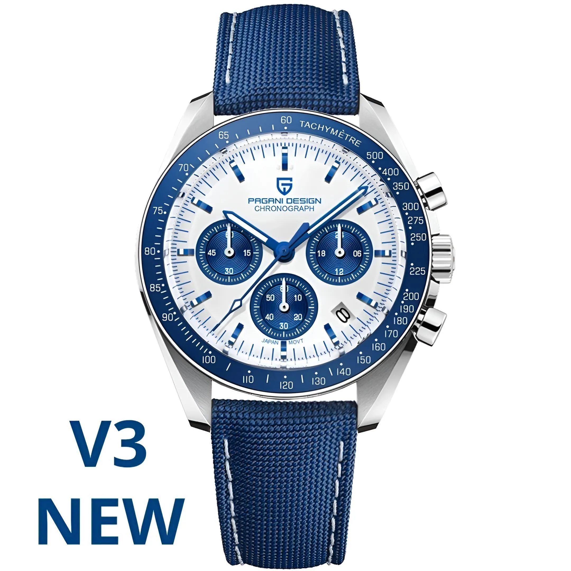 Men's Omega Speedmaster Moonwatch Homage Watches Luxury Quartz Wrist Watch For Men AR Sapphire Speed Chronograph Automatic Date