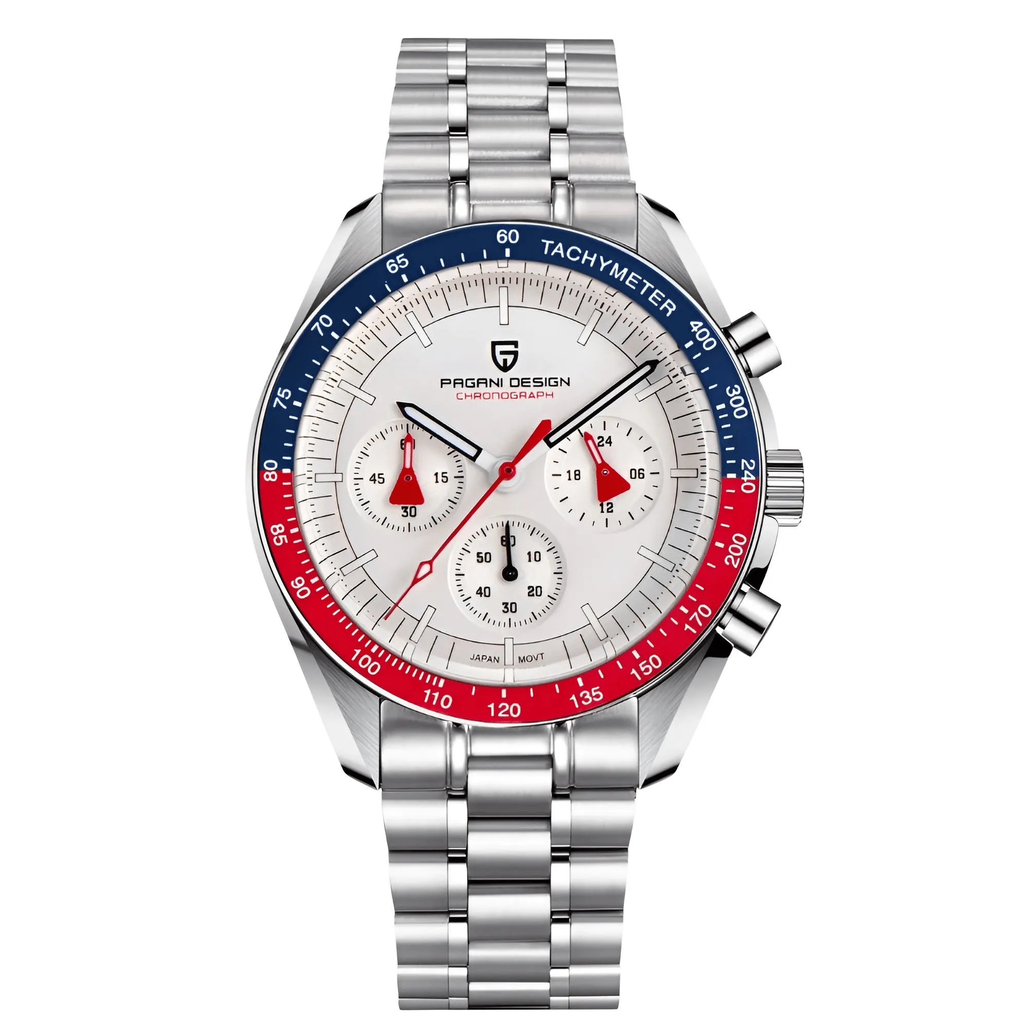 Men's Omega Speedmaster Moonwatch Homage Watches Luxury Quartz Wrist Watch For Men AR Sapphire Speed Chronograph Automatic Date