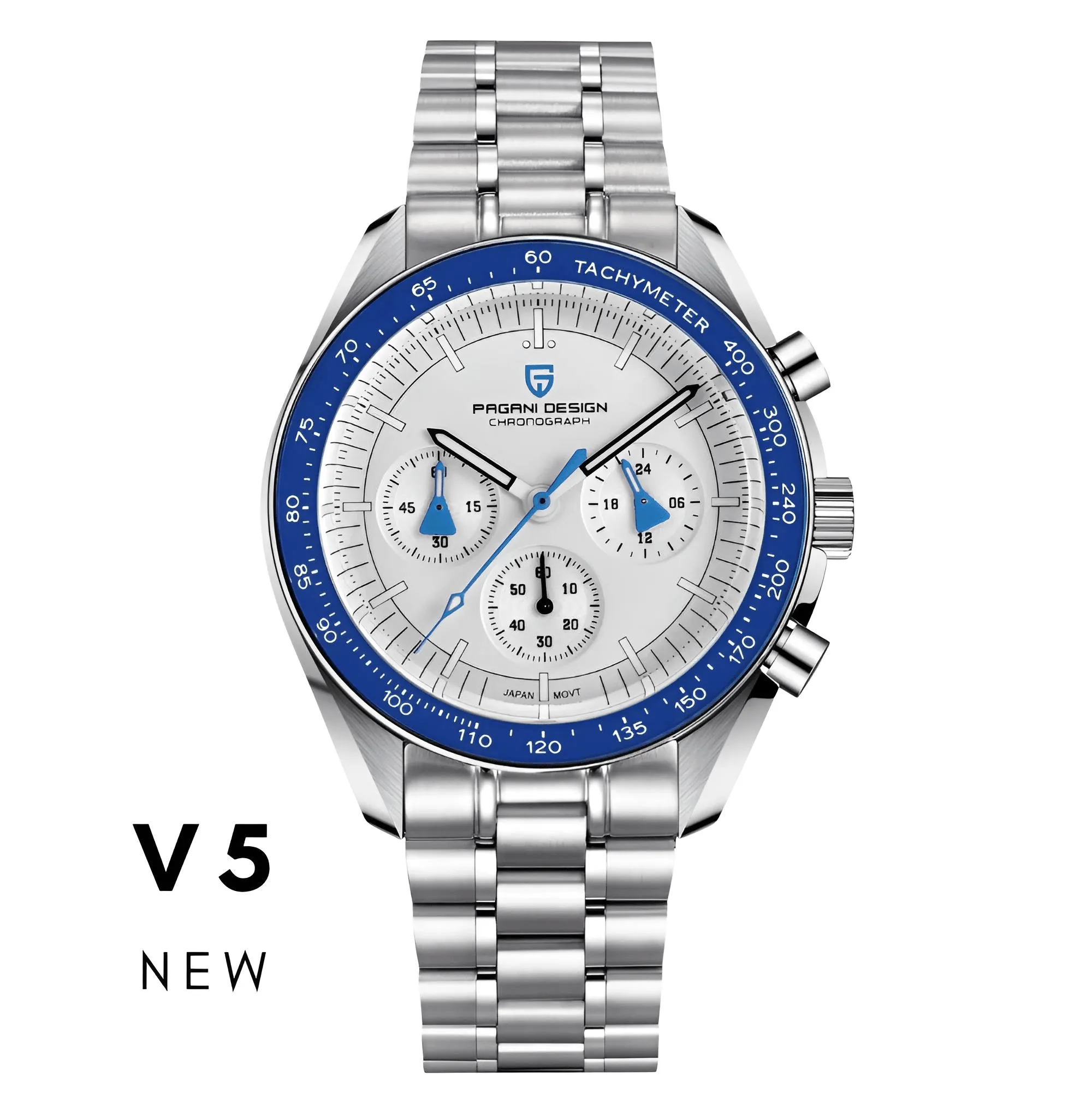 Men's Omega Speedmaster Moonwatch Homage Watches Luxury Quartz Wrist Watch For Men AR Sapphire Speed Chronograph Automatic Date