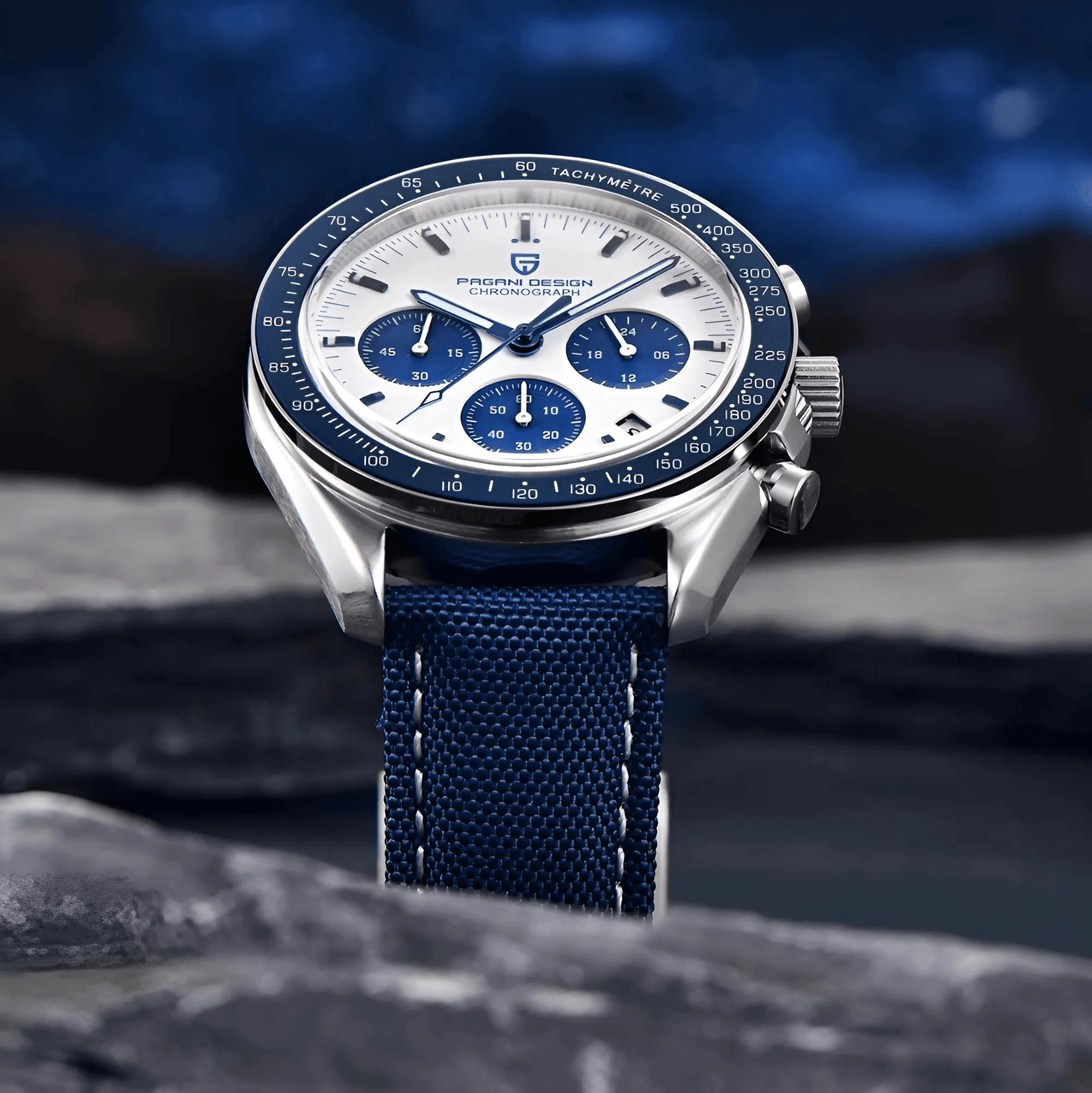 Men's Omega Speedmaster Moonwatch Homage Watches Luxury Quartz Wrist Watch For Men AR Sapphire Speed Chronograph Automatic Date