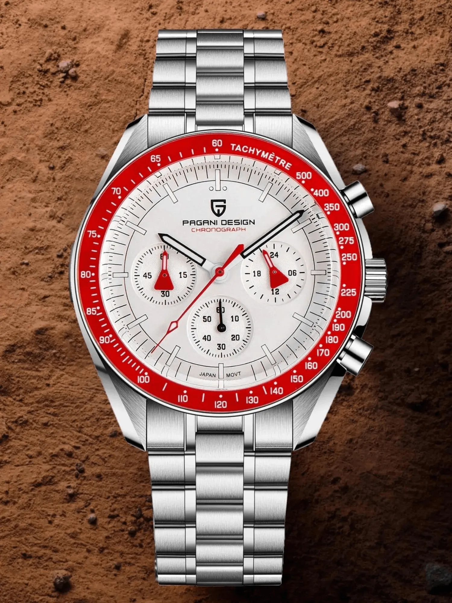 Men's Omega Speedmaster Moonwatch Homage Watches Luxury Quartz Wrist Watch For Men AR Sapphire Speed Chronograph Automatic Date