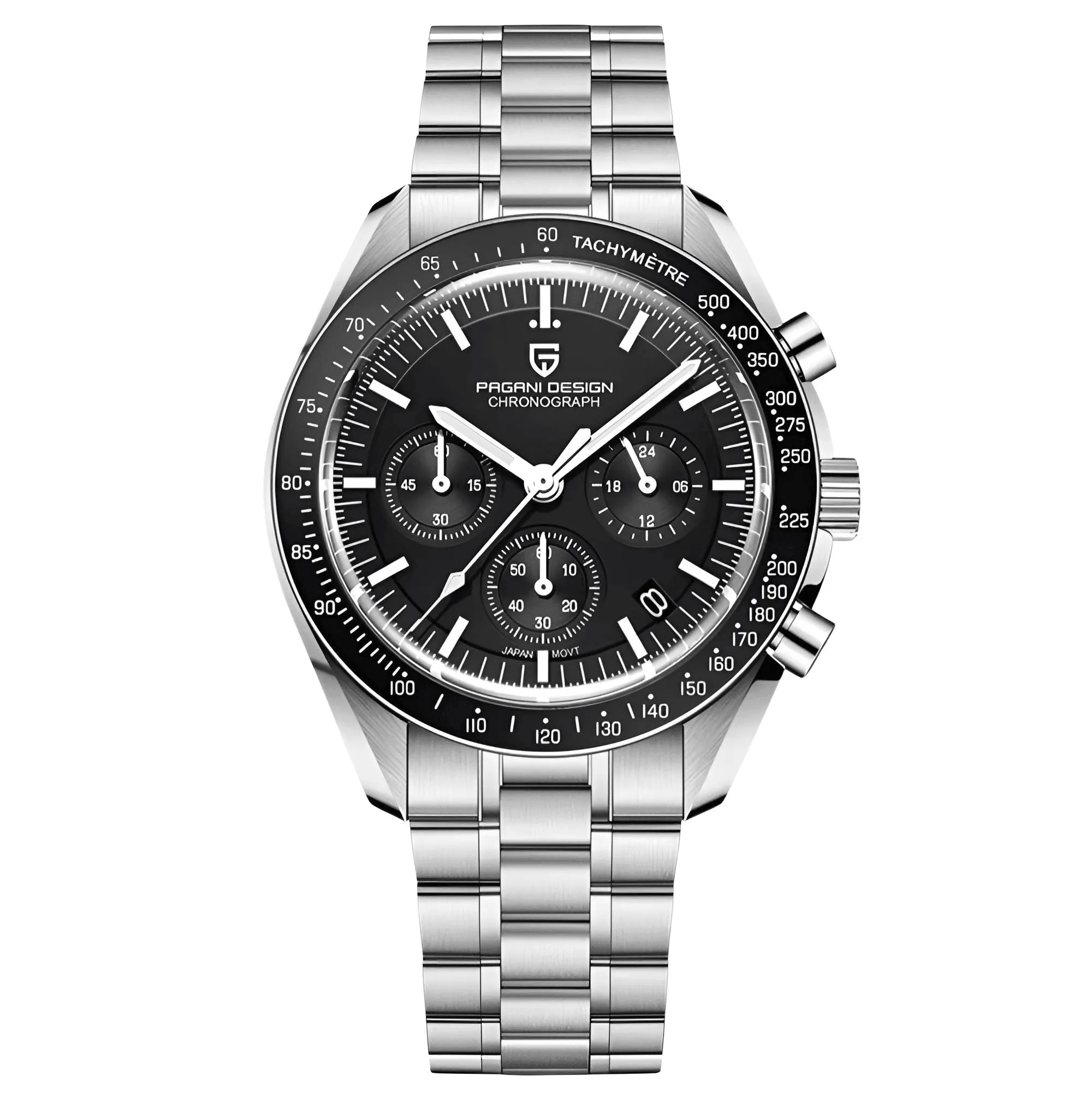 Men's Omega Speedmaster Moonwatch Homage Watches Luxury Quartz Wrist Watch For Men AR Sapphire Speed Chronograph Automatic Date