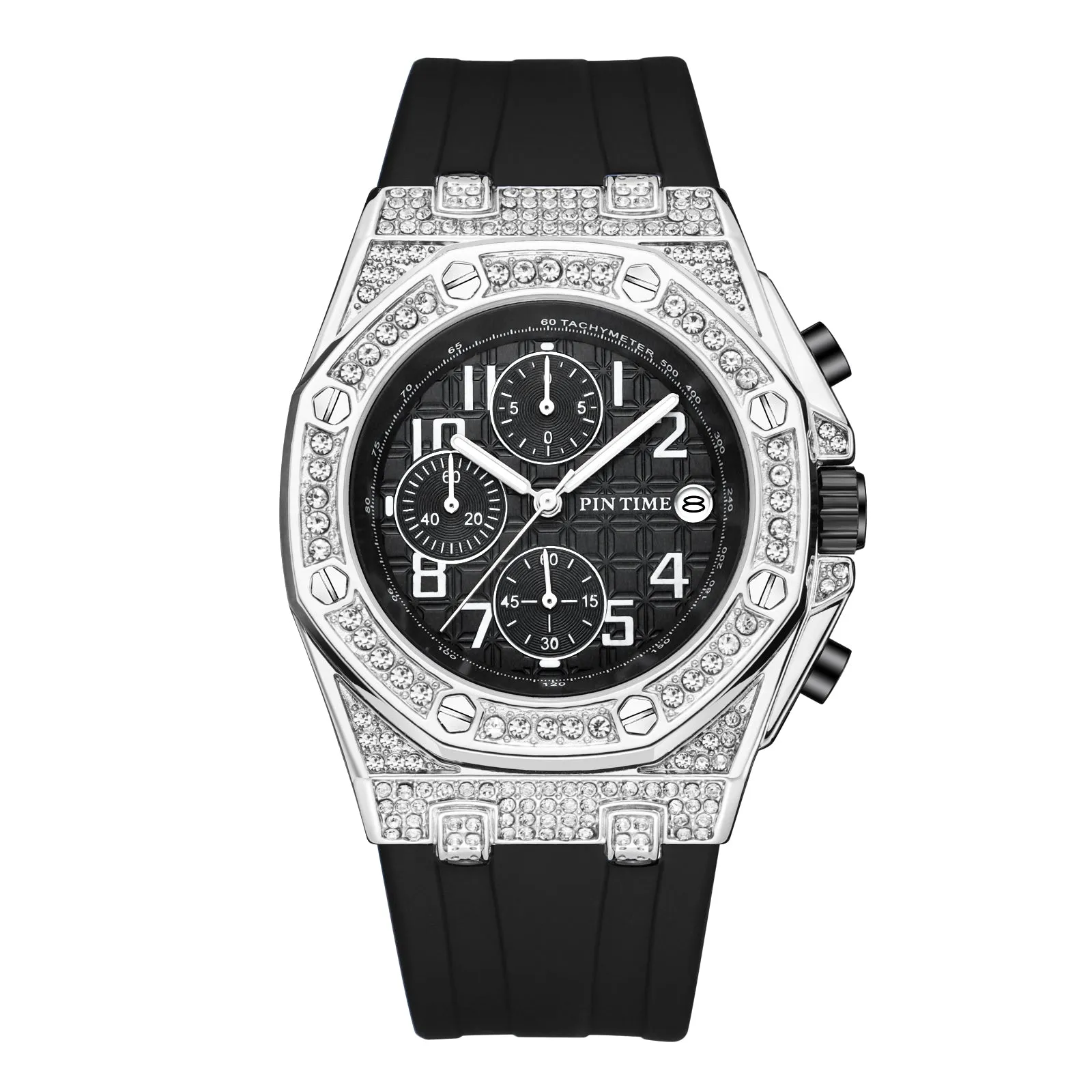 Men's Vintage Round Analog Waterproof Quartz Watch