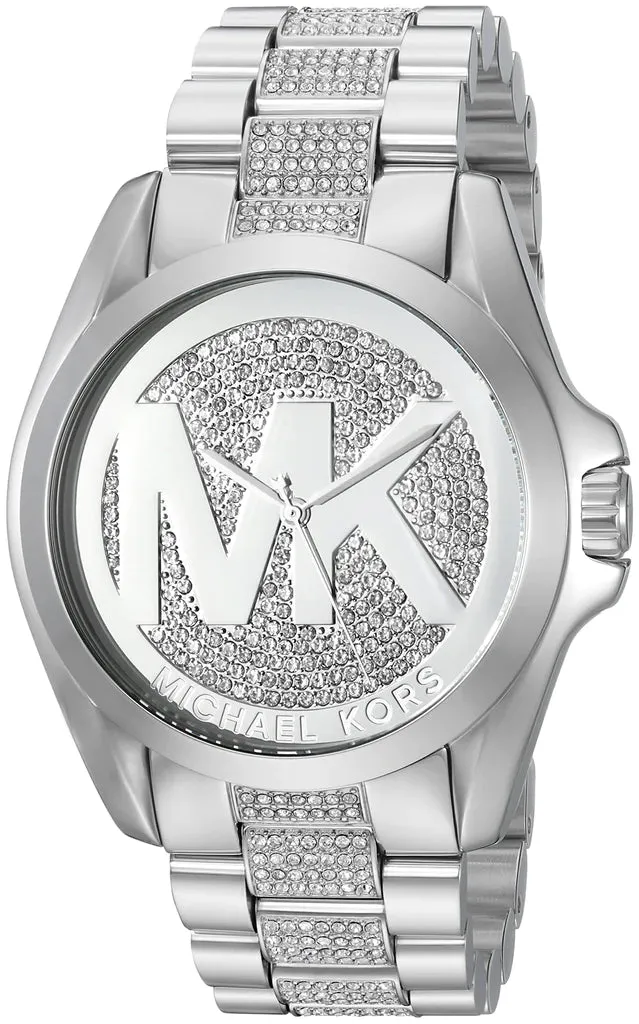 Michael Kors Ladies Watch Bradshaw Gems Silver MK6486
