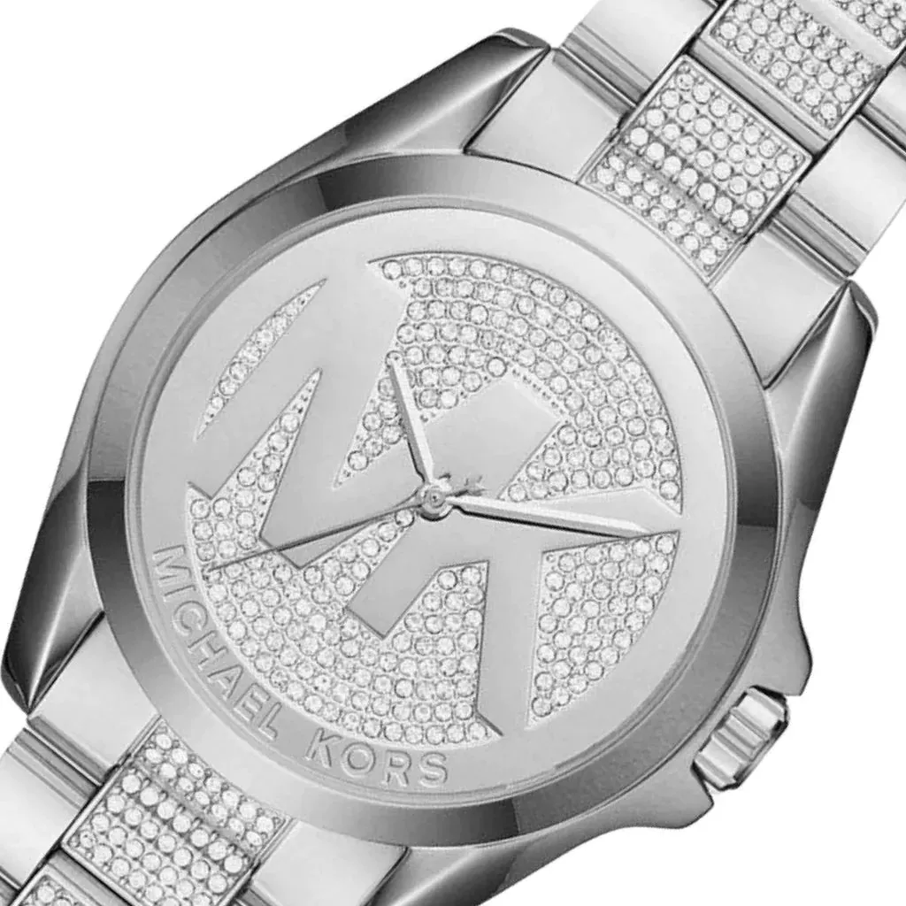 Michael Kors Ladies Watch Bradshaw Gems Silver MK6486
