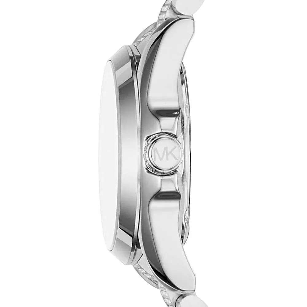 Michael Kors Ladies Watch Bradshaw Gems Silver MK6486