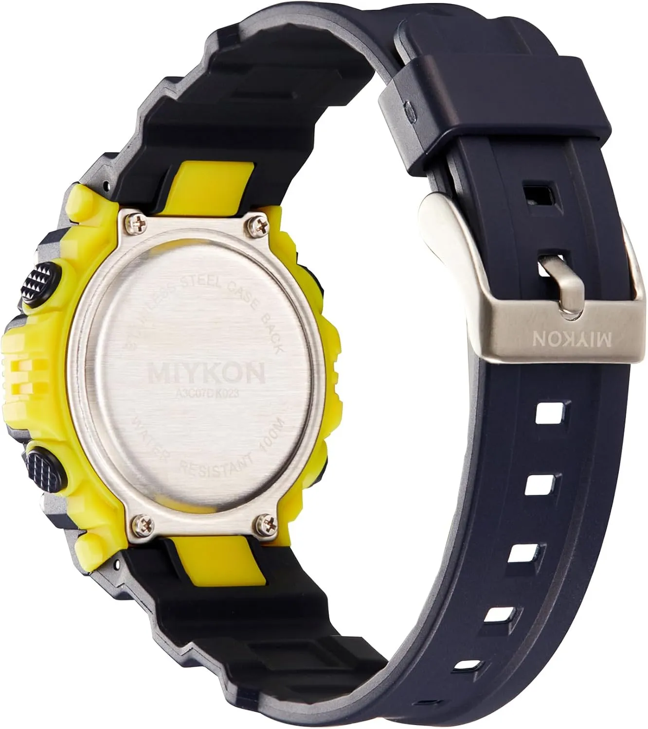 Miykon Womens Sports Digital Watch - Lightweight Shockproof, Super Illuminator, Stopwatch and Timer, Alarm, Dual Time, 24hr Military Time, 100M Water Resistant