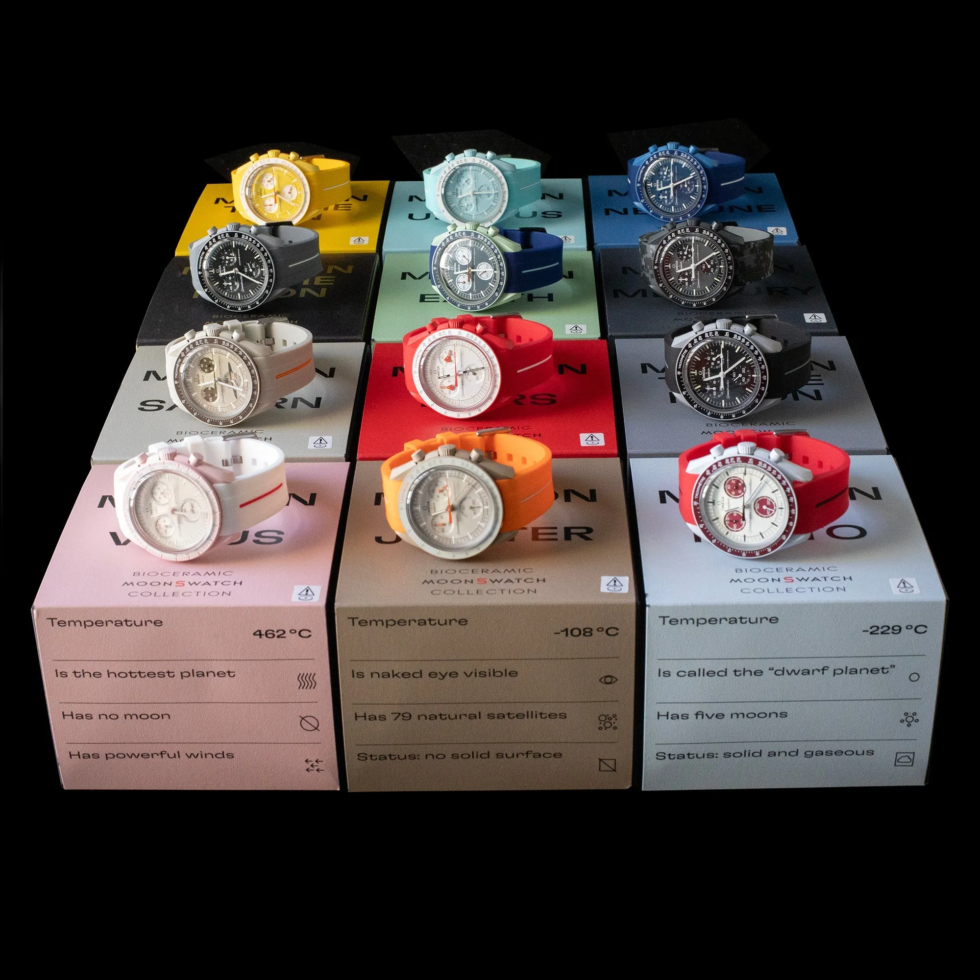 Moonswatch Collection - 11 Planets   Moonshine Gold - Full Set for ONE WEEK ONLY!