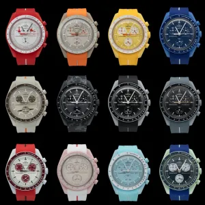 Moonswatch Collection - 11 Planets   Moonshine Gold - Full Set for ONE WEEK ONLY!