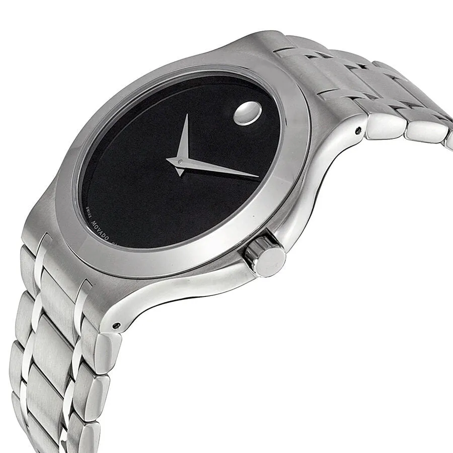 Movado Corporate Exclusive Black Dial Stainless Steel Men's Watch 0606276