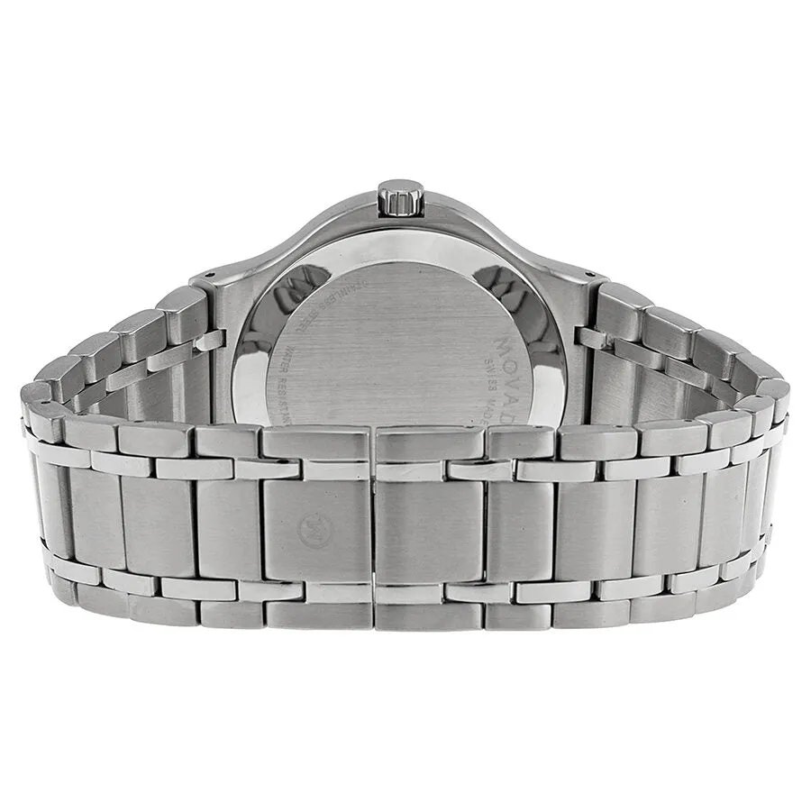 Movado Corporate Exclusive Black Dial Stainless Steel Men's Watch 0606276
