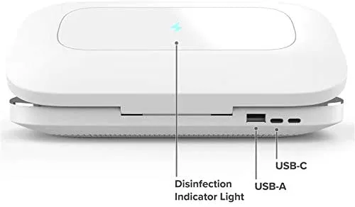 New in box! PhoneSoap Pro UV Smartphone Sanitizer & Universal Charger | Patented & Clinically Proven UV Light Disinfector | White! Retails $156 