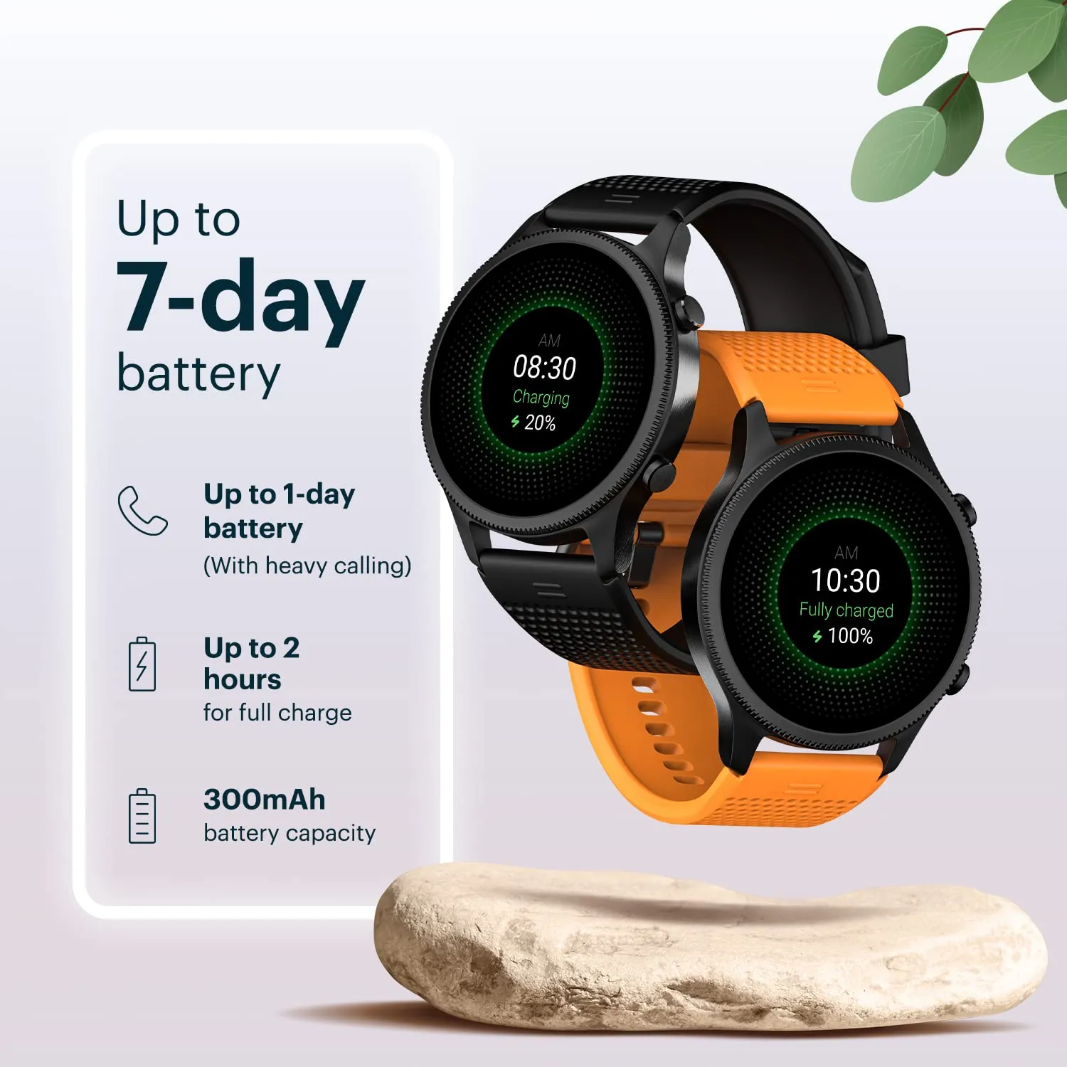 NoiseFit Halo 1.43" AMOLED Display, Bluetooth Calling Round Dial Smart Watch, Premium Metallic Build, Always on Display, Smart Gesture Control, 100 Sports Modes (Forest Green)