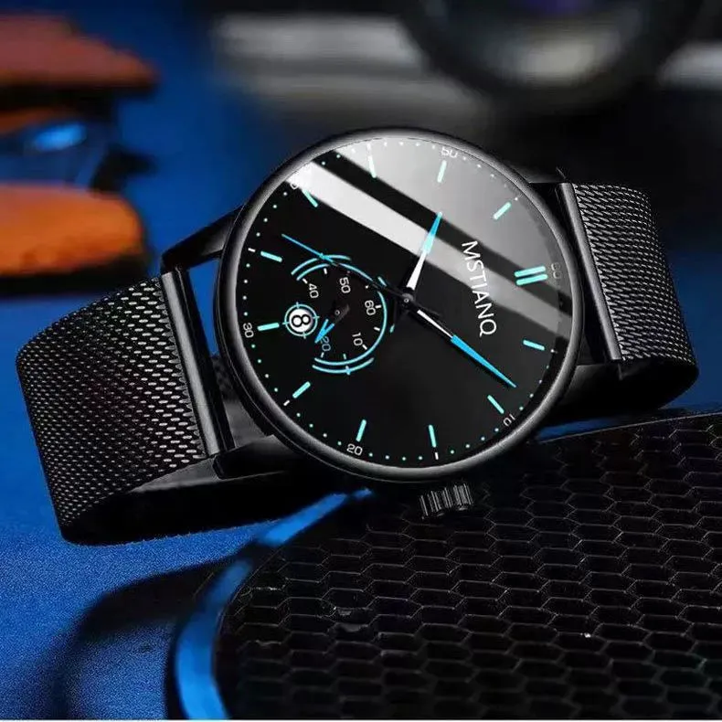 Official Authentic Products Watch Men's Calendar Waterproof Men's Automatic Movement Korean Fashion High-End Famous Brand Watch