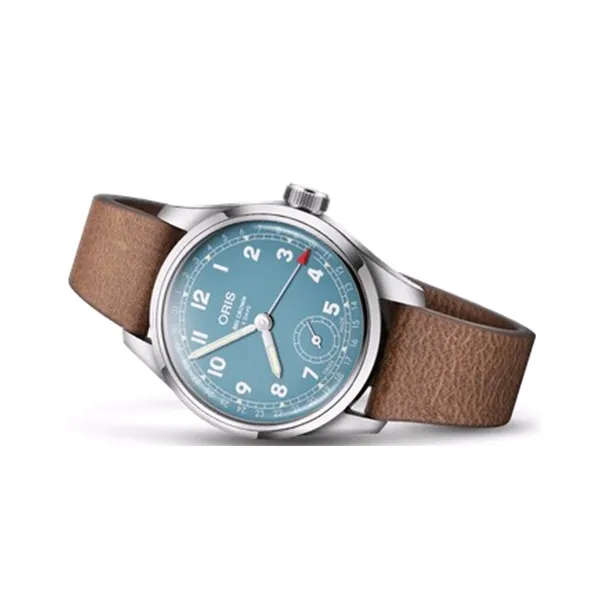 Oris Big Crown - Blue Dial & Brown Leather