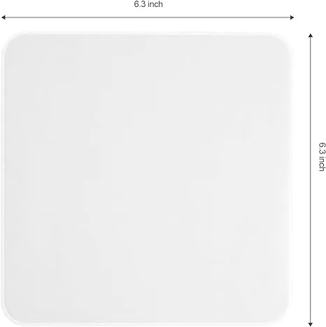 Polishing Cloths  (Starting from 30 Pieces, 6.3" X 6.3", White, Thick, Superfine) Compatible with Apple iPhone, iPad, MacBook, iWatch, Soft & Nonabrasive Double-Layer Microfiber Cleaning Cloths (X3601-30)