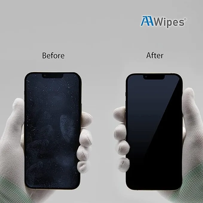 Polishing Cloths  (Starting from 30 Pieces, 6.3" X 6.3", White, Thick, Superfine) Compatible with Apple iPhone, iPad, MacBook, iWatch, Soft & Nonabrasive Double-Layer Microfiber Cleaning Cloths (X3601-30)