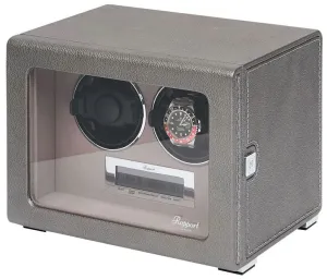 RAP Watch Winder Quantum Quad Two Leather Grey