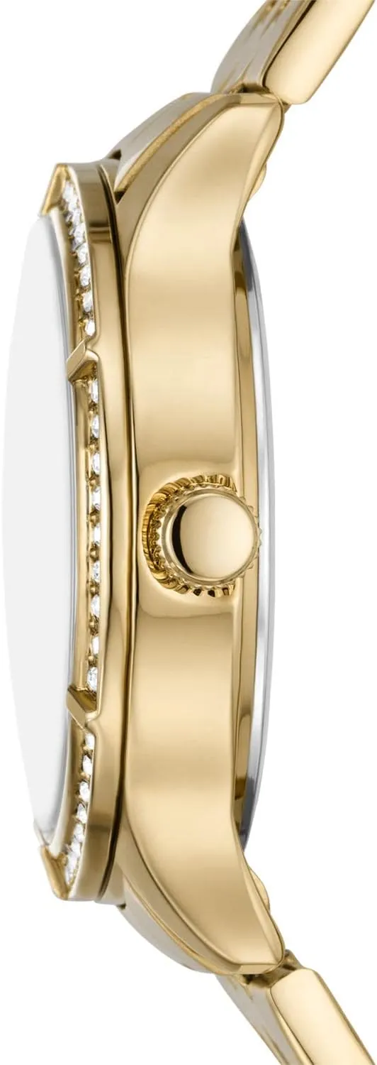 RELIC by Fossil Women's Maeve Multifunction Gold Tone Metal Watch with MOP (Model: ZR16013)