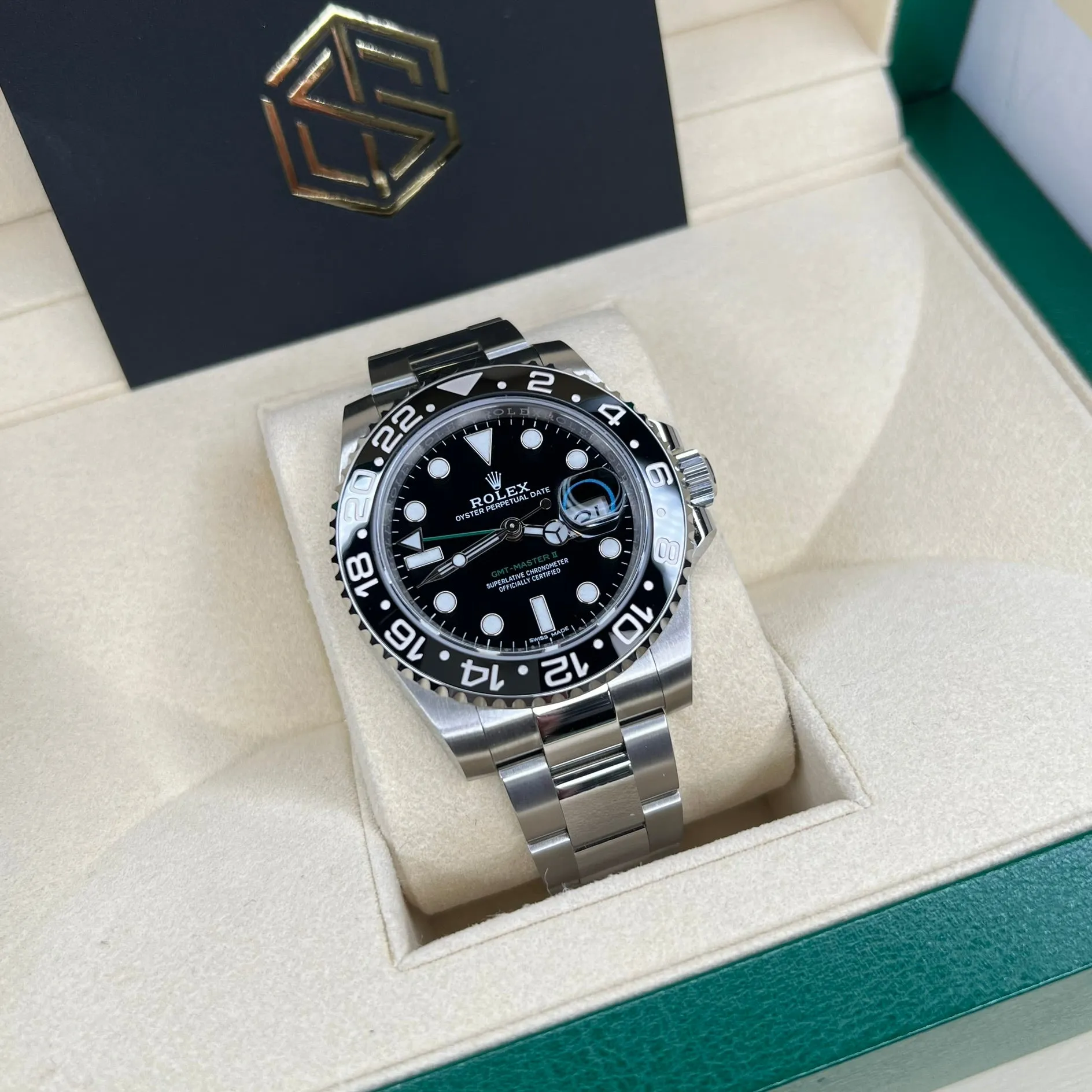Rolex 116710LN GMT-Master II Black Dial 2018 Unworn Full UK Set Watch