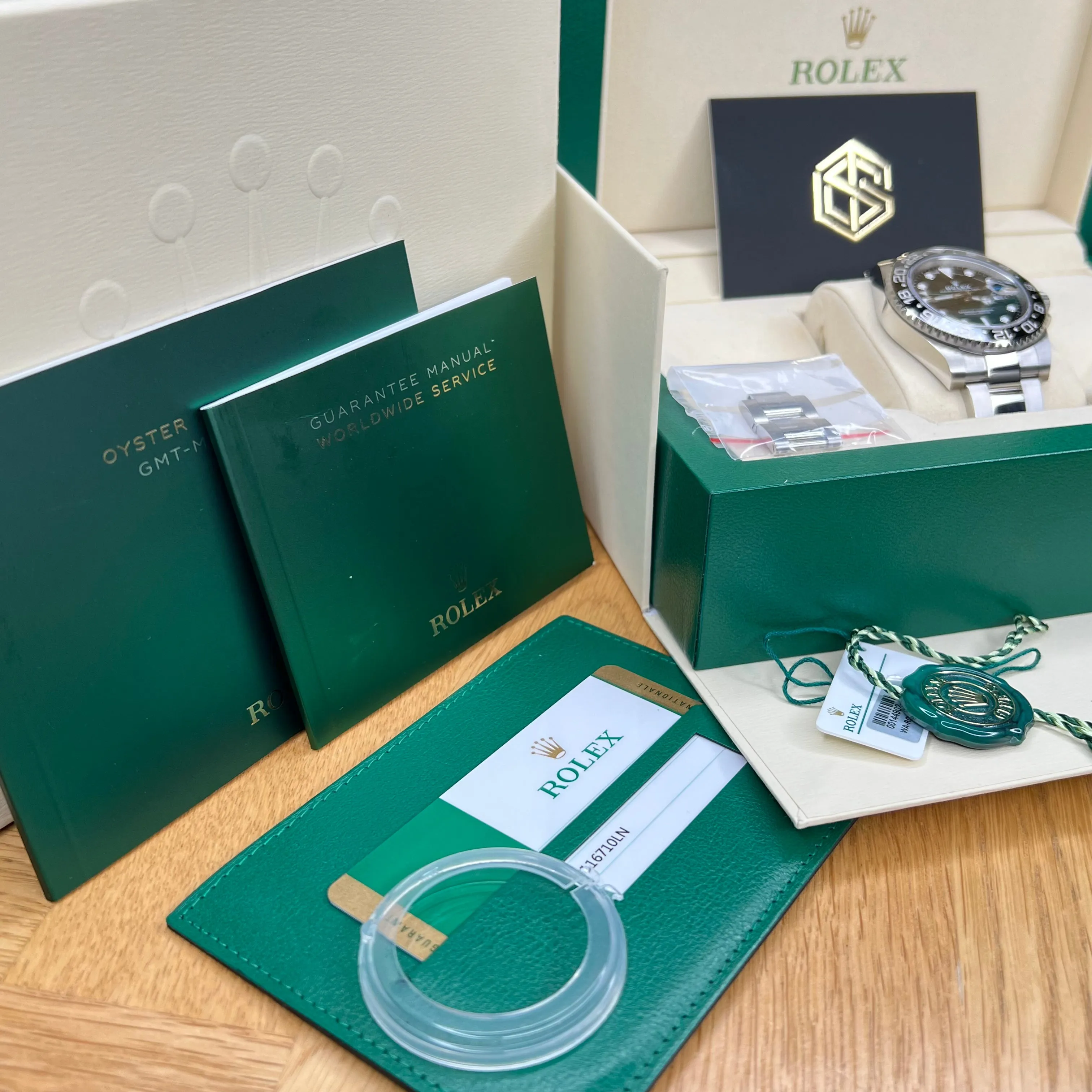 Rolex 116710LN GMT-Master II Black Dial 2018 Unworn Full UK Set Watch