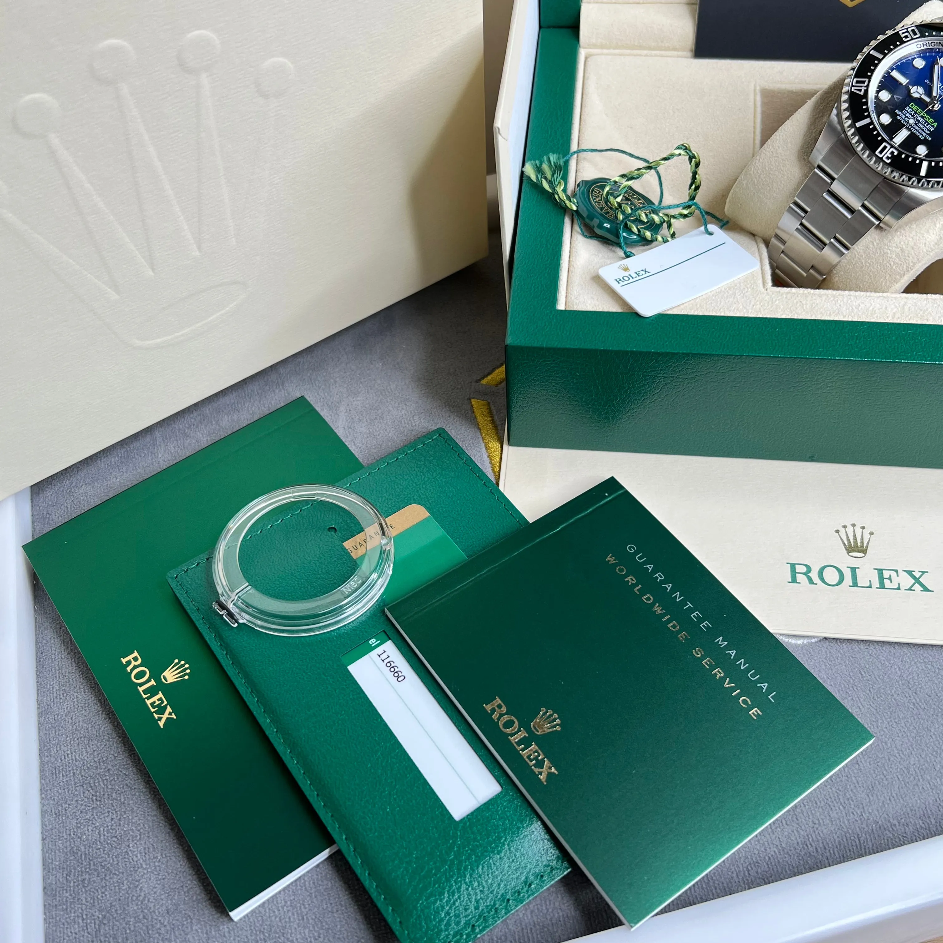 Rolex DeepSea James Cameron 116660 2017 FULL STICKERS Unworn Watch