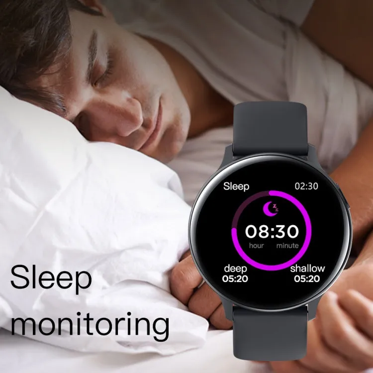 S20S 1.4 inch HD Screen Smart Watch, IP68 Waterproof, Support Music Control / Bluetooth Photograph / Heart Rate Monitor / Blood Pressure Monitoring(Silver)