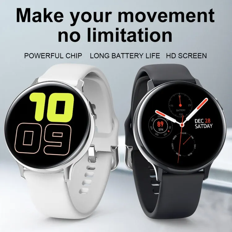 S20S 1.4 inch HD Screen Smart Watch, IP68 Waterproof, Support Music Control / Bluetooth Photograph / Heart Rate Monitor / Blood Pressure Monitoring(Silver)