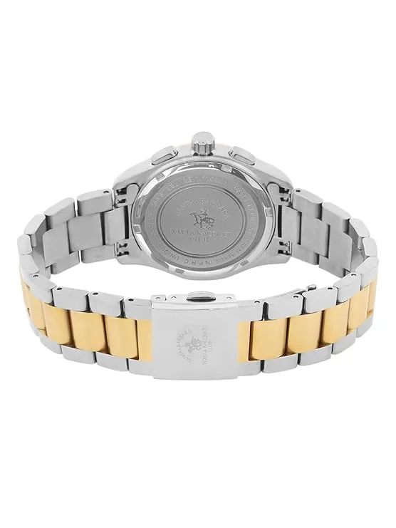 Santa barbara polo & racquet club Analog Silver Dial Women's Watch-SB.1.10555-3