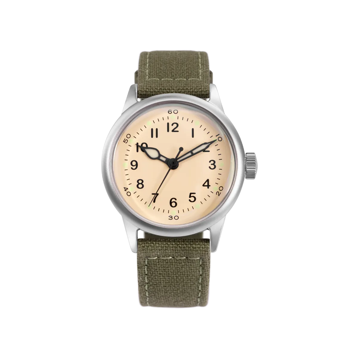 Service Watch - White Canvas